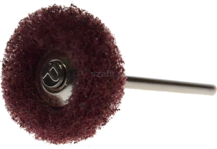 Szczoteczka do prostnicy 21 mm z trzpieniem, scotch brite